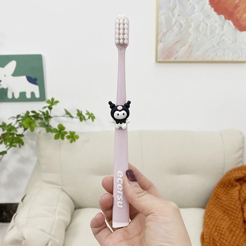 Bàn Chải Đánh Răng Lông Mềm Kiểu Hoạt Hình Dễ Thương Cho Người Lớn Và Trẻ Em