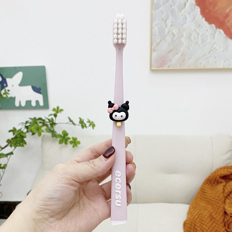 Bàn Chải Đánh Răng Lông Mềm Kiểu Hoạt Hình Dễ Thương Cho Người Lớn Và Trẻ Em