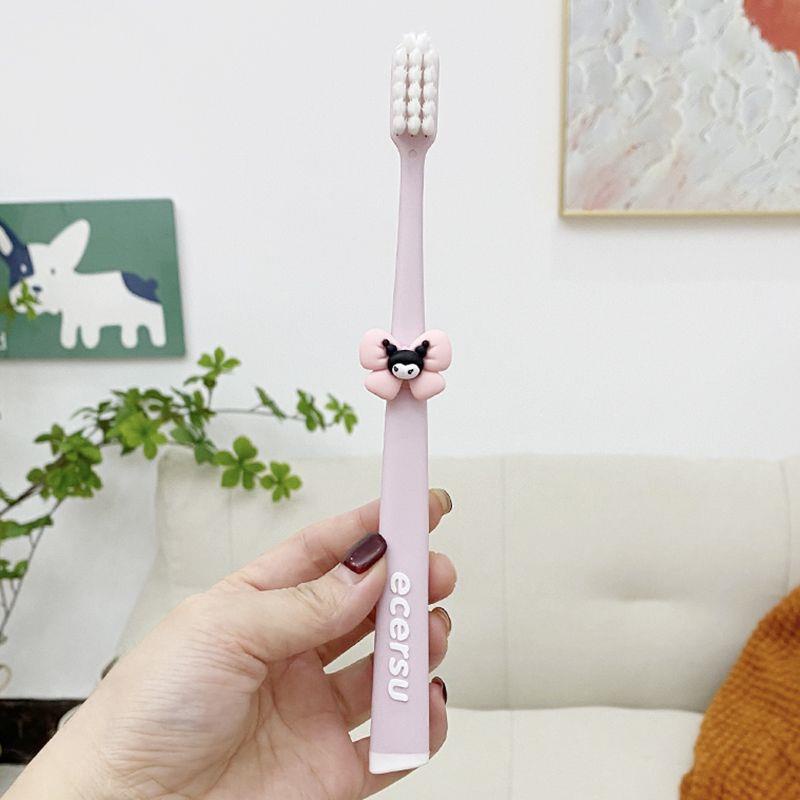 Bàn Chải Đánh Răng Lông Mềm Kiểu Hoạt Hình Dễ Thương Cho Người Lớn Và Trẻ Em
