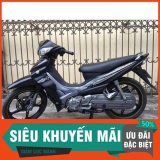 Tem Rời Dán Xe Jupiter Đen Bạc Cover 2009