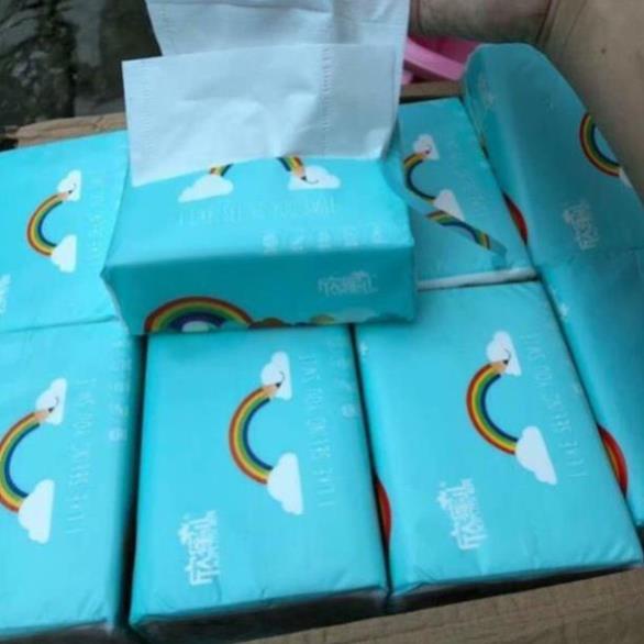 THÙNG 30 GÓI GIẤY ĂN CẦU VỒNG CAO CẤP