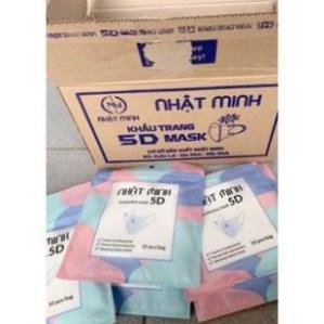 Khẩu trang 5D  MASK NHẬT MINH thùng 200 chiếc tiện lợi 2025