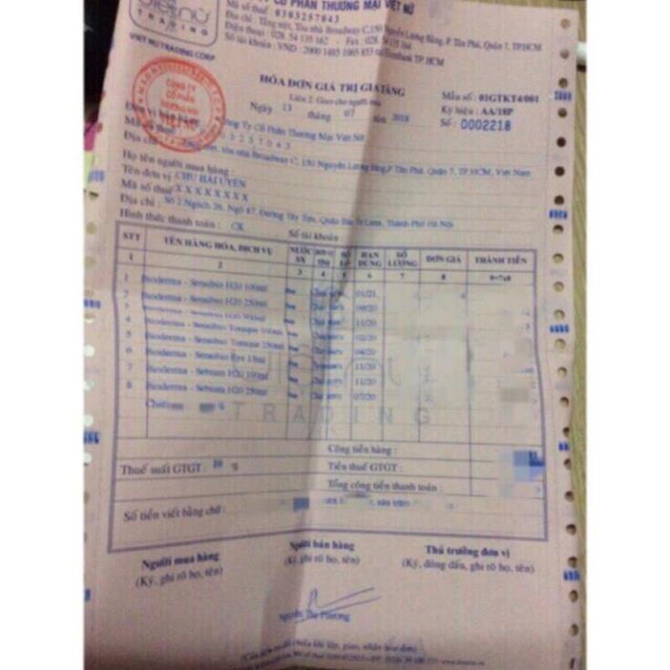 Nước Tẩy Trang Bioderma H2O cho mọi loại ra - Nắp Hồng  , Nắp xanh  500ml - Teri.House