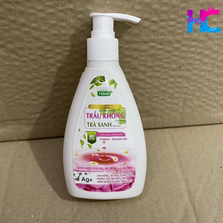 Dung dịch Vệ sinh phụ nữ Trầu không Trà xanh Nano bạc - hang_chuan