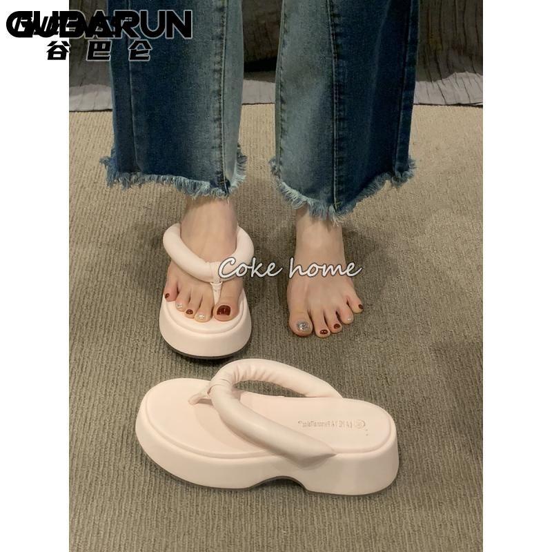Dép Xỏ Ngón Đế Dày Thời Trang Mùa Hè 2023 Phong Cách Mới Cho Nữ