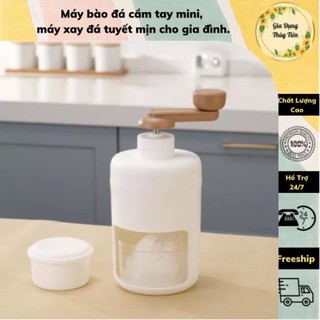 Máy bào đá cầm tay mini, máy xay đá tuyết mịn cho gia đình.