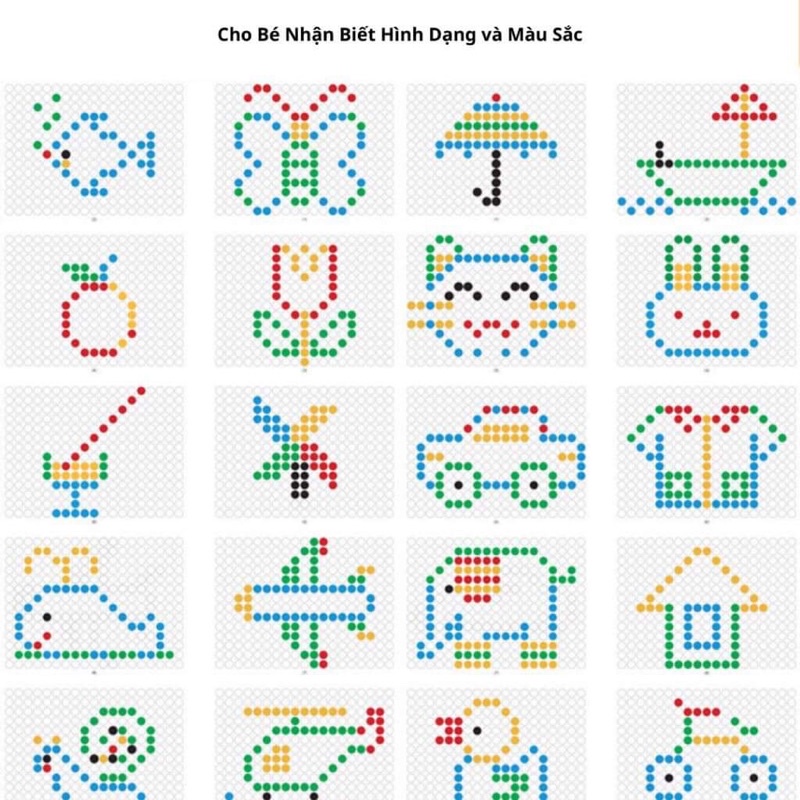 Bảng vẽ xếp hình nam châm thế hệ mới - đồ chơi giáo dục bảng vẽ bút bi nam châm từ tính cho bé