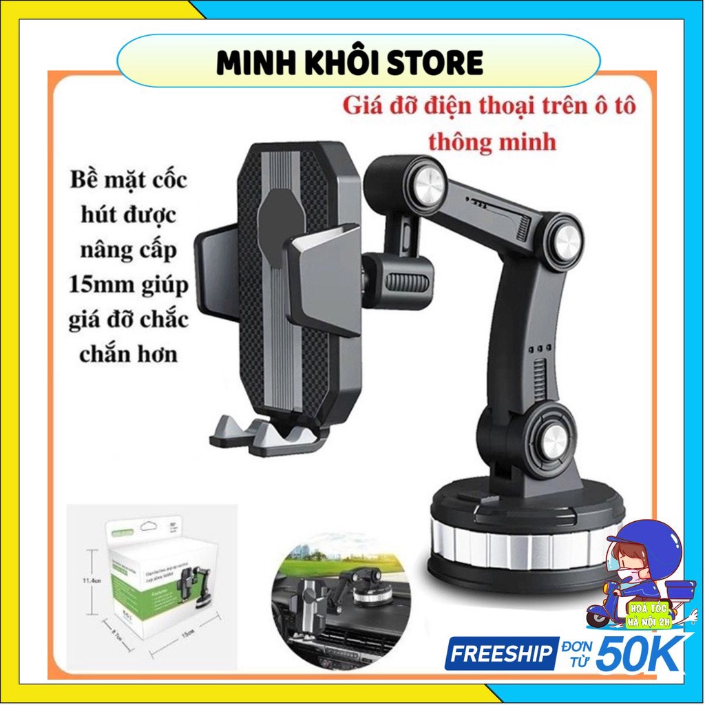 Giá đỡ điện thoại ô tô X0566 thông minh xoay 360 độ Thuận tiện và An toàn