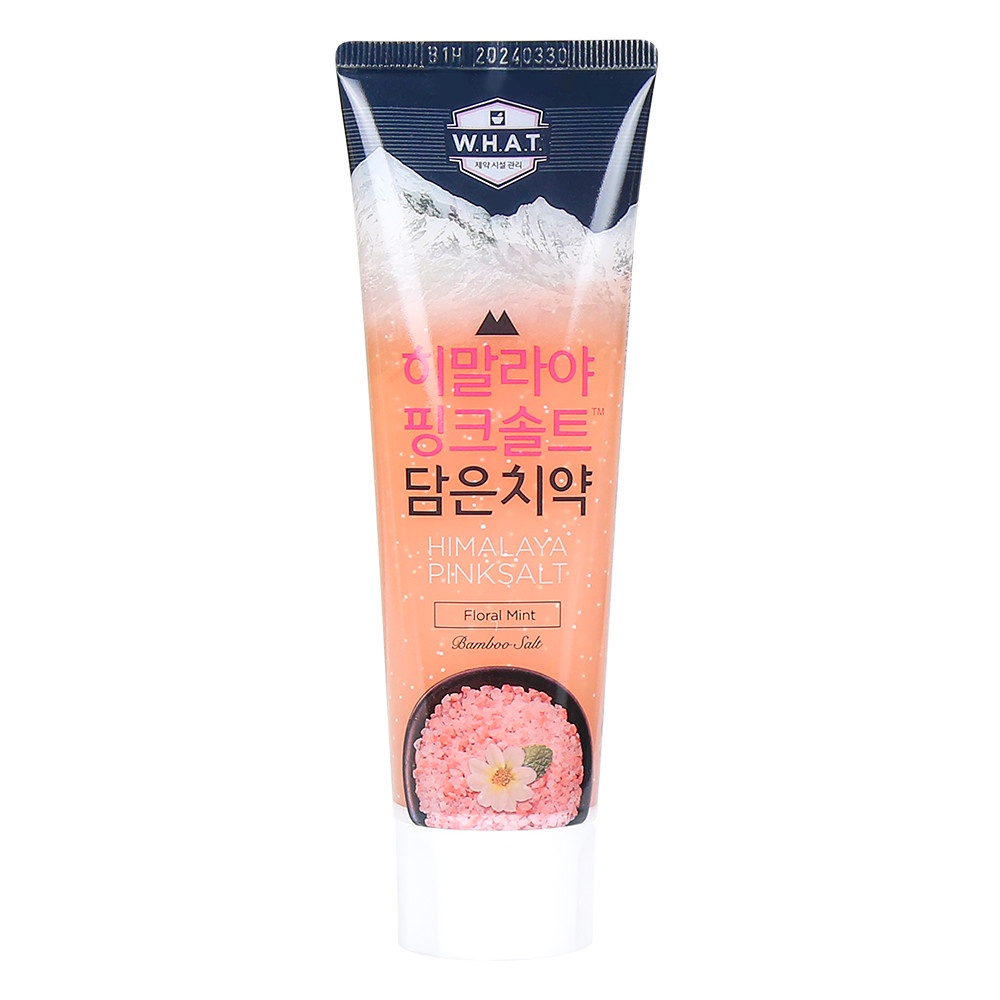 Kem đánh răng hương hoa bạc hà chứa muối hồng Himalaya và muối tre  Bamboo Salt Himalaya PinkSalt 100g