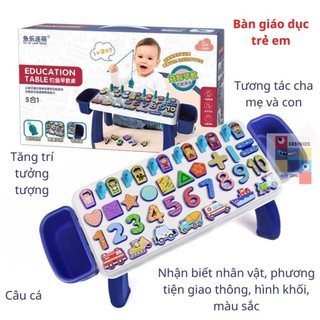 Đồ chơi toán học bằng nam châm 5 trong 1 cho bé - đồ chơi bàn câu giáo dục giúp các bé vừa chơi vừa học 5 trong 1 sp