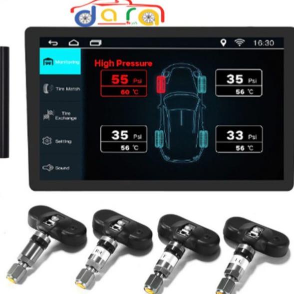 Cảm biến áp suất lốp van trong có tín hiệu USB của xe ô tô TPMS
