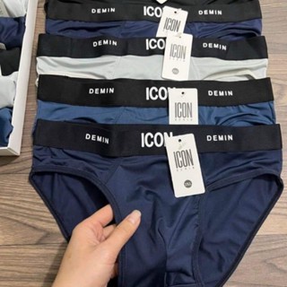 Quần Sịp Nam Tam Giác ICON| Combo 3 Quần| Combo 5 Quần Sịp Chéo| Quần Lót Nam Thun Lạnh, Co Giãn Bốn Chiều, Thấm Hút Tốt