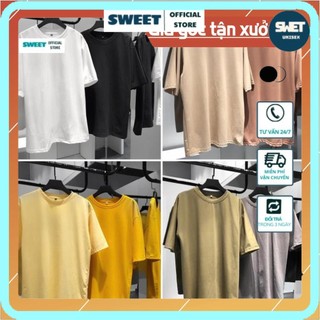 ÁO THUN TRƠN OVERSIZE ĐỦ MÀU UNISEX
