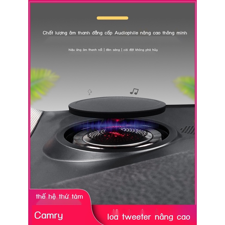 Thích hợp cho loa tweeter nâng cao Camry thế hệ thứ tám của Toyota, phụ kiện sửa đổi âm thanh ánh sáng bầu không khí của