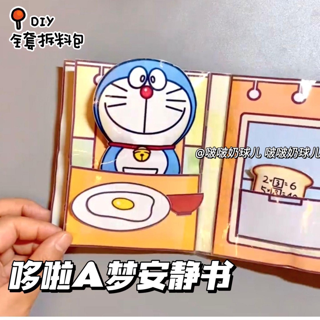 Sách Đồ Chơi Hình Mèo Máy Doraemon Xinh Xắn