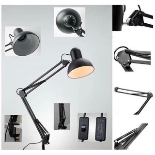 Đèn để , kẹp bàn nail - bàn học tuỷ chỉnh đa năng