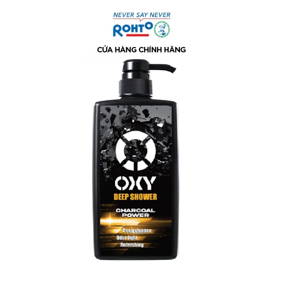 Sữa tắm nam Oxy Deep Shower Rohto 500ml