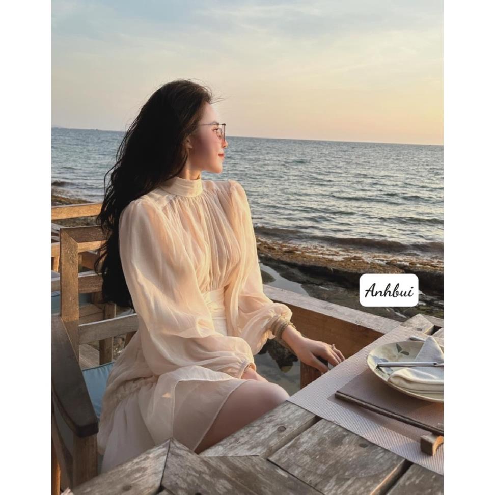 Váy Tơ Bồng Bềnh Chất Mềm Mại Siêu Điệu - Đầm Nữ Thời Trang Phong Cách Sang Chảnh, Thanh Lịch