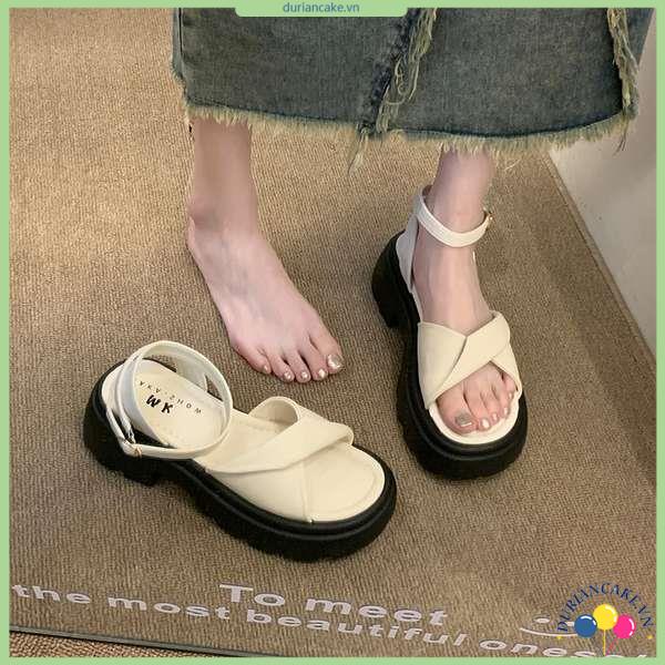 Xăng đan đế dày mẫu mới nữ mùa hè dễ phối