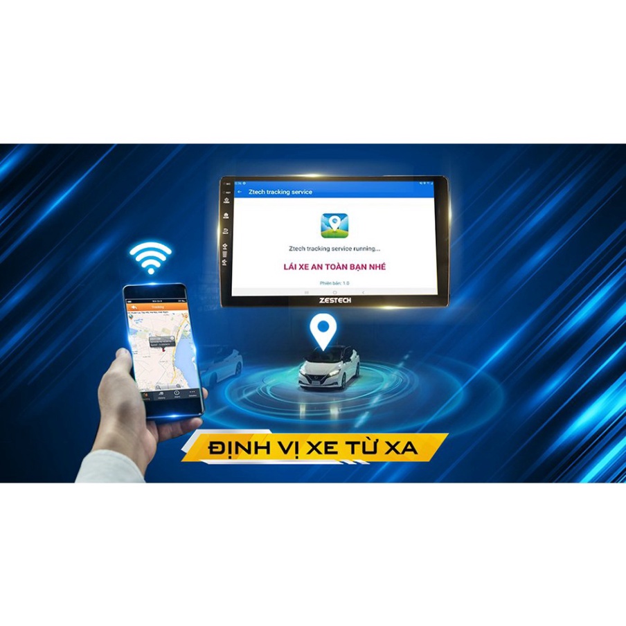 Màn hình ô tô Android Zestech Z900 Ram 4GB, Rom 64GB