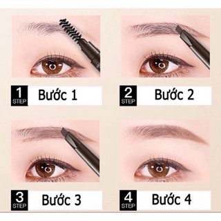 Chì kẻ mày 2 đầu dễ vẽ không trôi