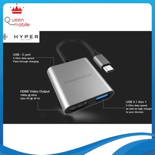 HUB Type C HYPERDRIVE 4K HDMI 3-IN-1 USB-C HUB [Queen Mobile]