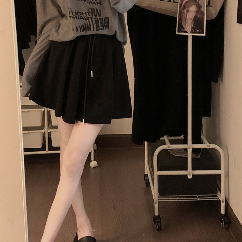 Jiashucheng Quần Short Múa Ba Lê Lưng Cao Ống Rộng Phong Cách Hàn Quốc Thời Trang Mùa Hè Hàng Mới Dành Cho Bạn Nữ