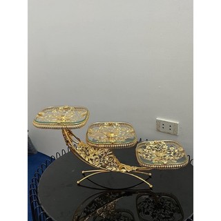 Khay bánh thuyền đĩa thuỷ tinh