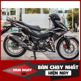 Tem rời dán xe winner v1 đen nhám