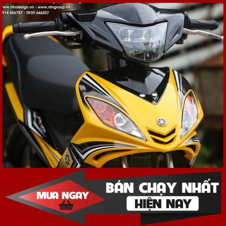  Tem Rời Dán Xe Exciter 2006-2010 vàng đên rc