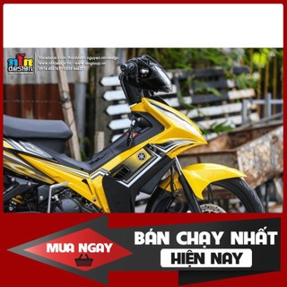  Tem Rời Dán Xe Exciter 2006-2010 vàng đên rc