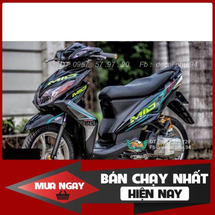 Tem Luvias Mio Xanh đen , xe đen