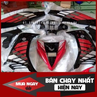 Tem rời dán xe exciter 135 rc 2014 đen đỏ 1