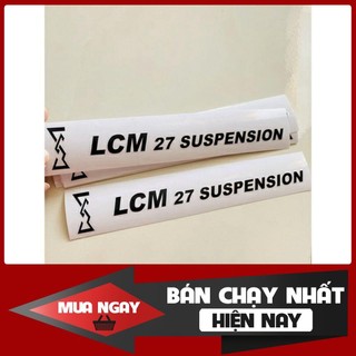 Tem LỘT tách nền 2 màu trắng đen LCM dán phuộc