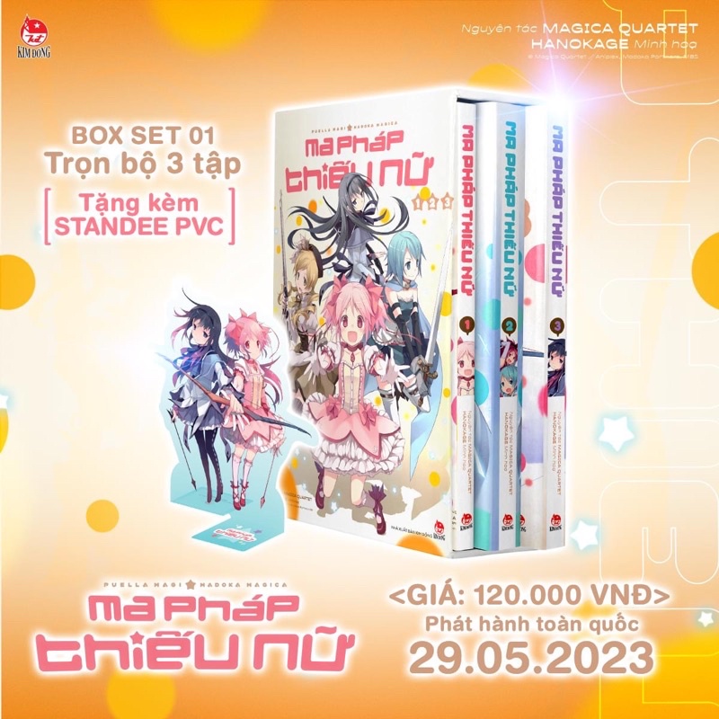 Boxset Ma Pháp Thiếu Nữ -  tặng kèm Standee pvc
