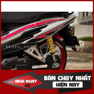 Tem Rời Dán Xe wave rsx trắng hồng
