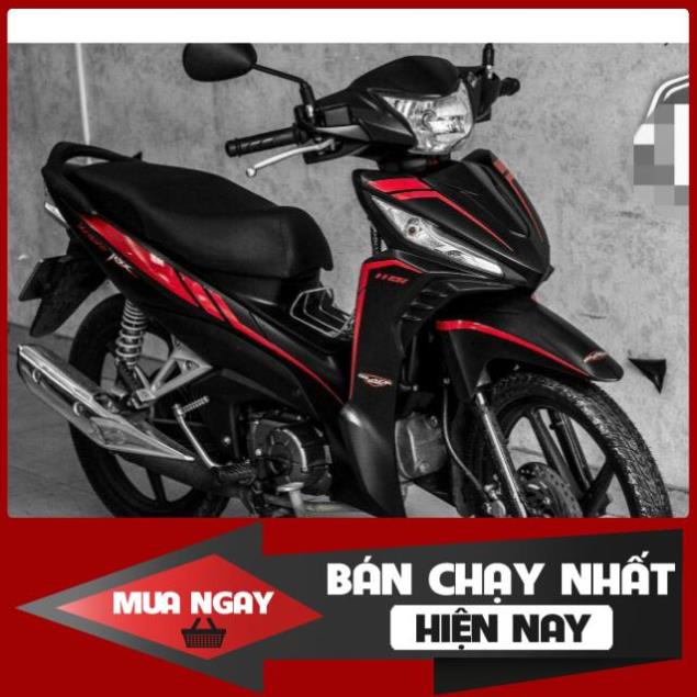 Tem Rời Dán Xe chỉ Wave RSX FI Black edition