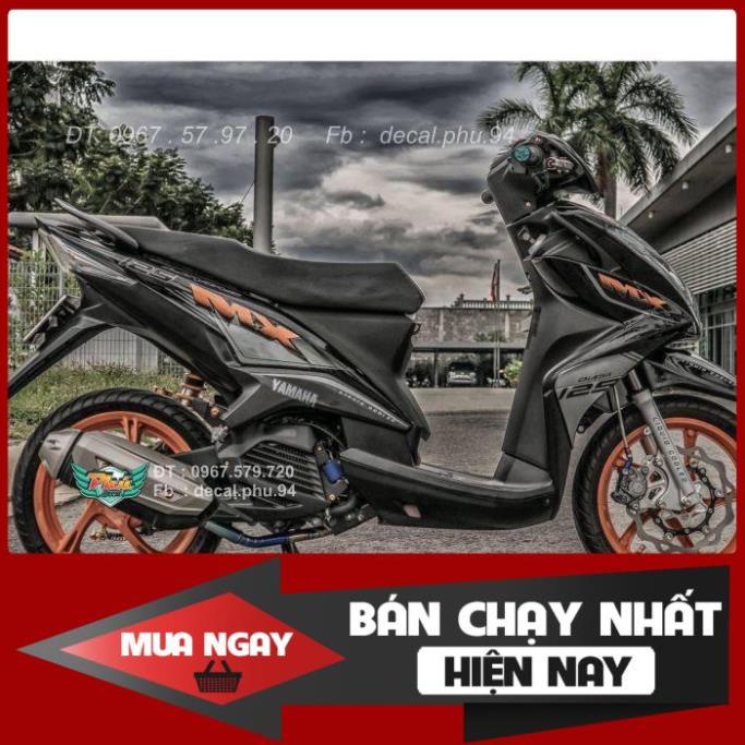 Tem Rời Dán Xe Luvias đen xám