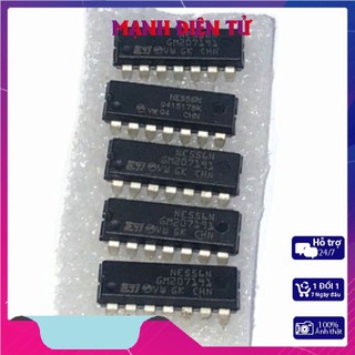Linh kiện điện tử ic ne556 dip-14 chân cắm