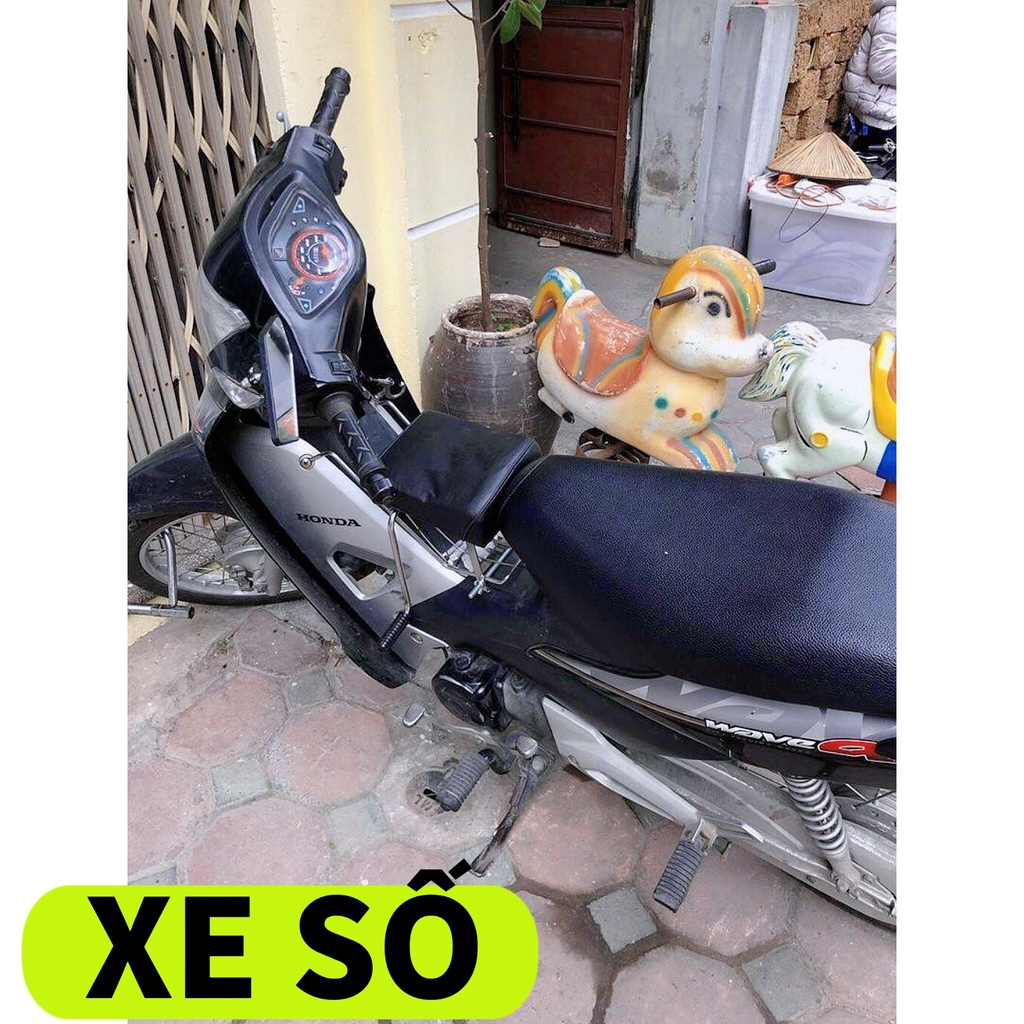 Ghế ngồi xe máy em bé - Xe Số, Yên Nệm, Không Tựa, Có Gác Chân, An Toàn Cho Bé , GHẾ ĐÔN SỐ INOX