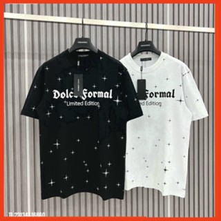 Áo thun Dolce F.ormat in 2 mặt ngôi sao siêu phẩm hè 2023 cho anh em dân chơi, Áo Phông Unisex Nam Nữ