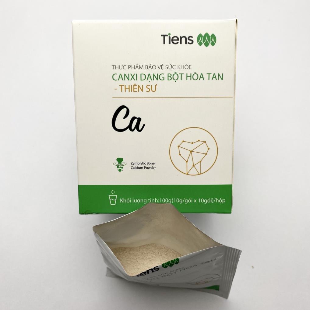 Canxi hữu cơ Thiên Sư Tiens hộp 10 gói dạng bột hòa tan