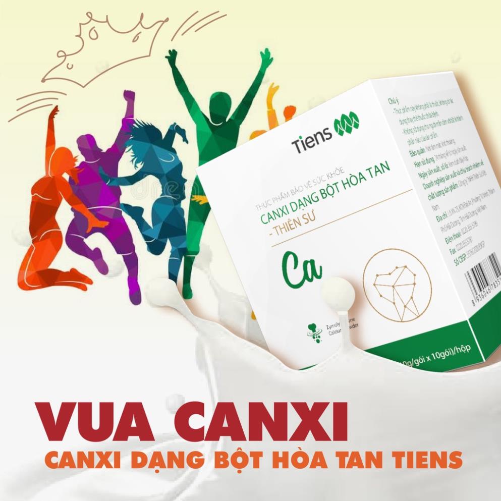 Canxi hữu cơ Thiên Sư Tiens hộp 10 gói dạng bột hòa tan
