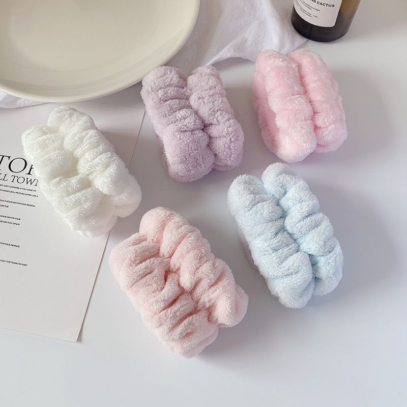 Băng Đô Rửa Mặt / Cổ Tay [Chống Thấm Nước] Chống Trượt Thấm Hút Mồ Hôi Tốt Bảo Vệ Tóc u