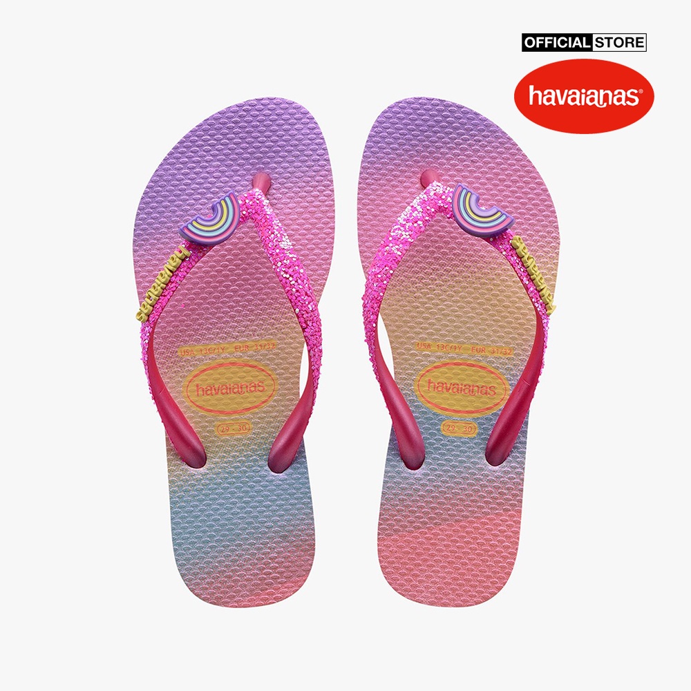 HAVAIANAS - Dép kẹp bé gái Kids Slim Glitter II 4146976-2139