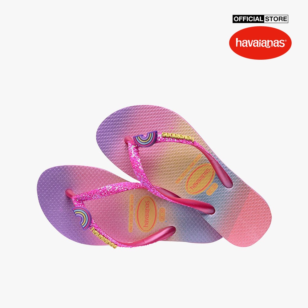 HAVAIANAS - Dép kẹp bé gái Kids Slim Glitter II 4146976-2139