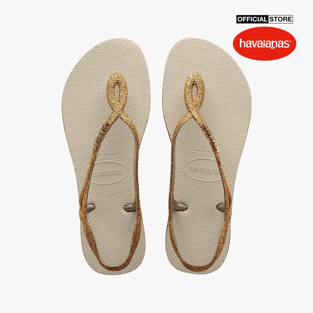 HAVAIANAS - Giày sandals nữ đế bệt Luna Sparkle 4148065-0121