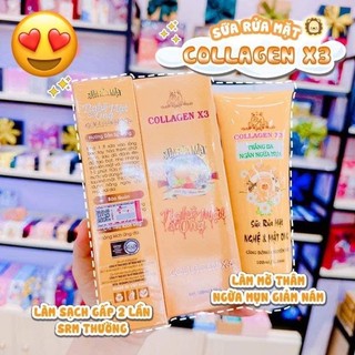 Sữa rửa mặt nghệ và mật ong collagen x3