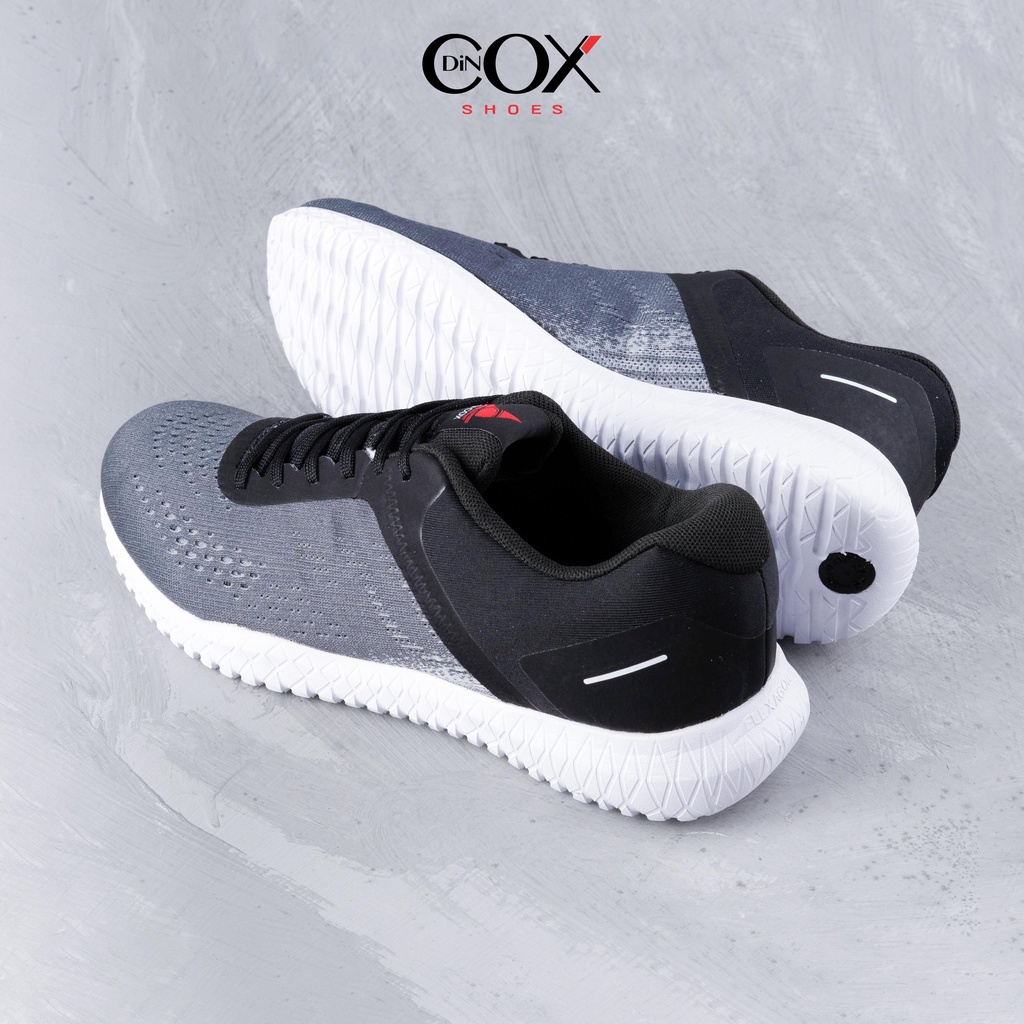 Giày Sneaker Thể Thao Trẻ Trung Năng Động Grey Dincox