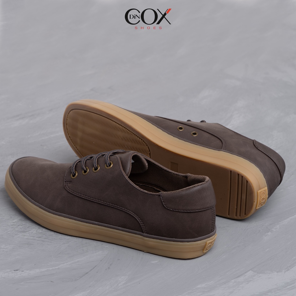 Giày Sneaker Da Nam DINCOX E11 Sang Trọng Lịch Thiệp Brown